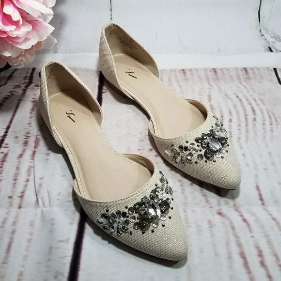 Simply Vera Vera Wang Shoes - Simply Vera Jeweled Flats